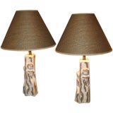 Marianna van Allesch pair of ceramic lamps