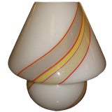 Italian glass table lamp