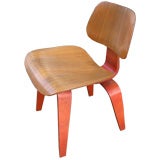 Charles Eames DCW by Herman Miller Red and Calico Combo