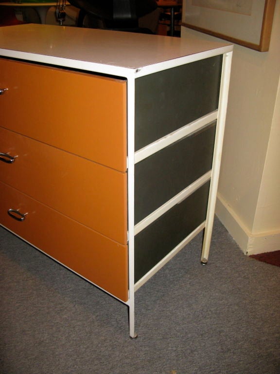 American George Nelson for Herman Miller Steel case chest of drawers