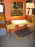 Mid-20th Century George Nelson for Herman Miller Vanity and Stool