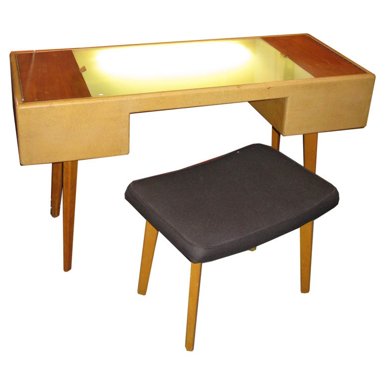 George Nelson for Herman Miller Vanity and Stool