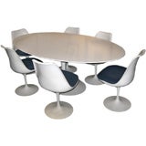 Vintage Eero Saarinen for Knoll tulip table and chairs