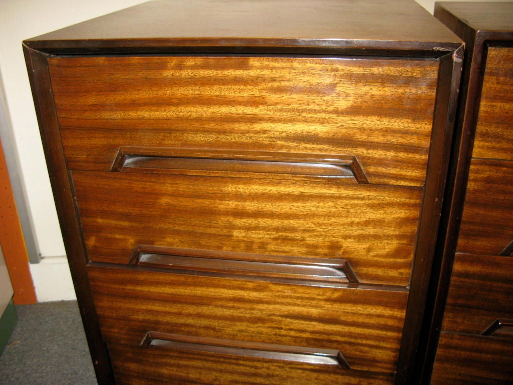 American Milo Baughman Perspectives night stands by Drexel