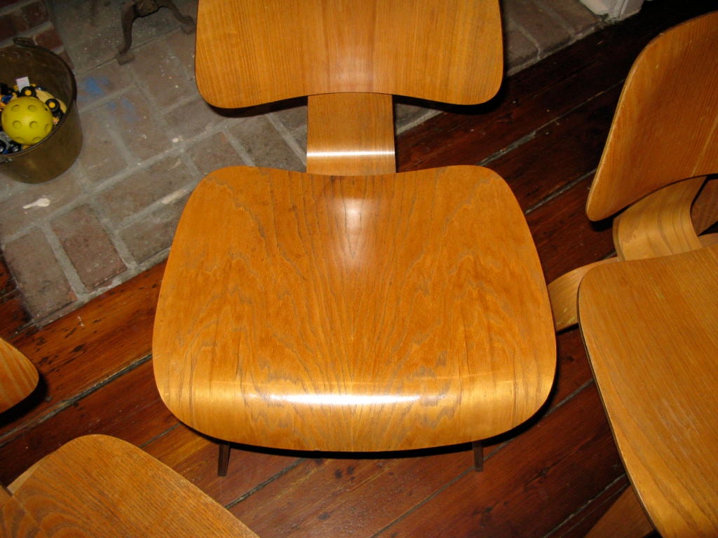 Mid-20th Century Set of four DCW by Charles Eames for Herman Miller