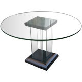 Modernage all glass dining table