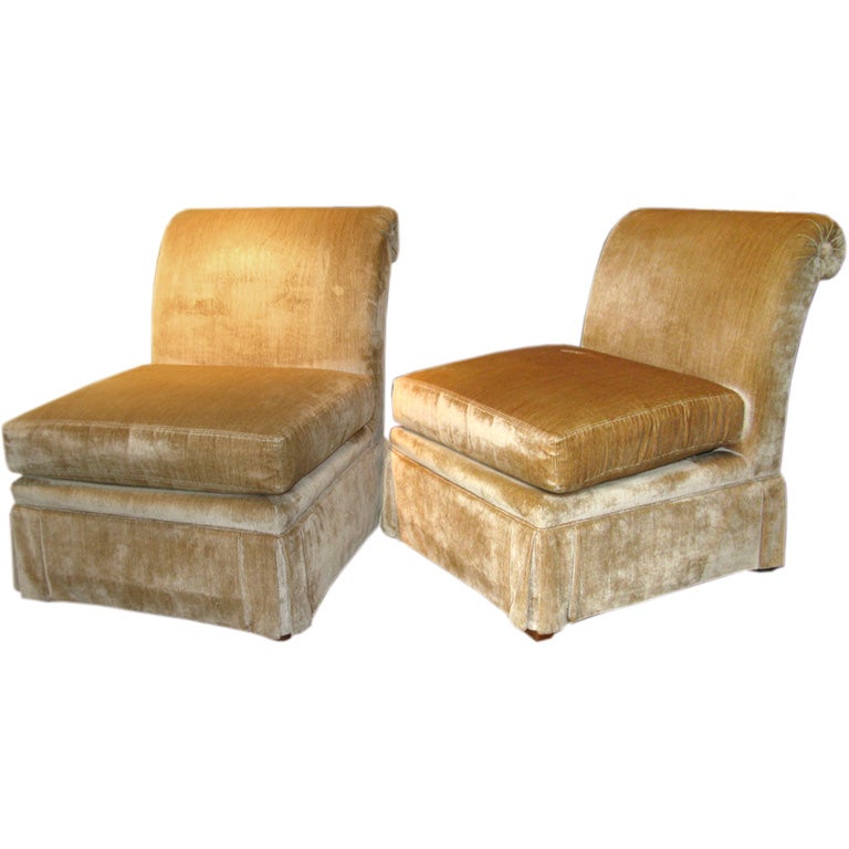 1970's Henredon Slipper Chairs