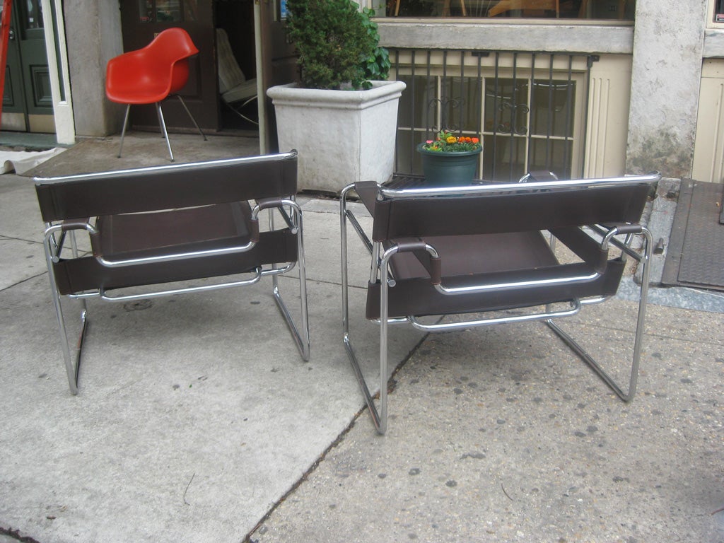20th Century Marcel Breuer Wassily chairs by Knoll