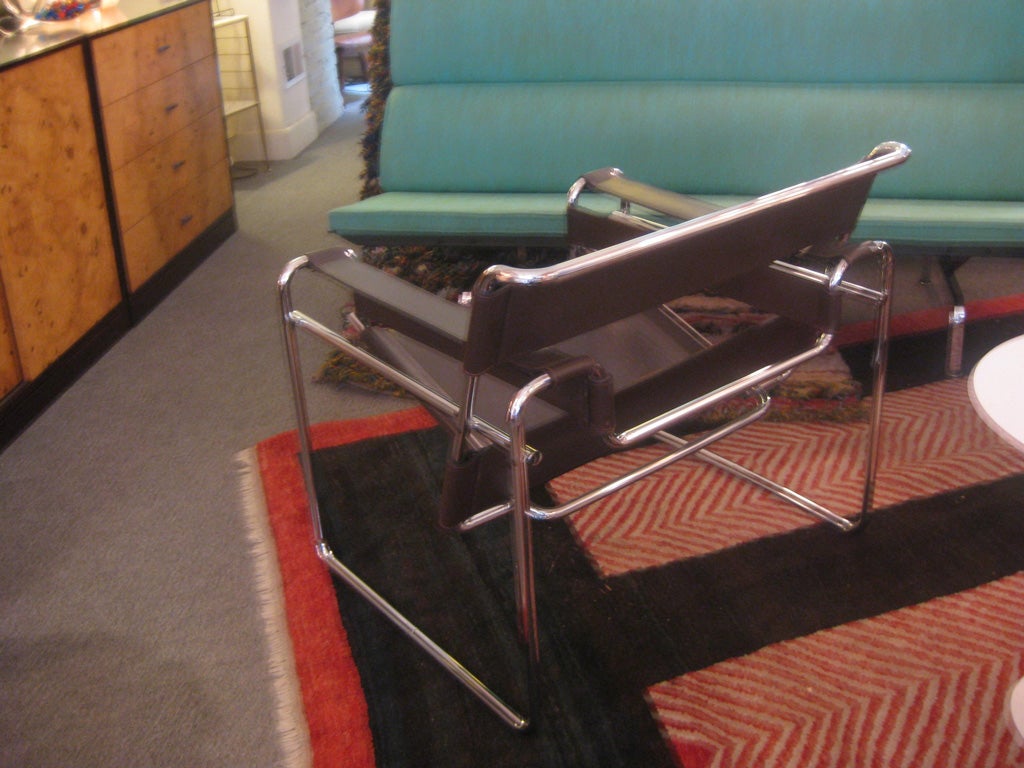 Stainless Steel Marcel Breuer Wassily chairs by Knoll