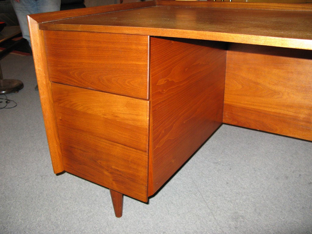 Jens Risom Walnut Desk