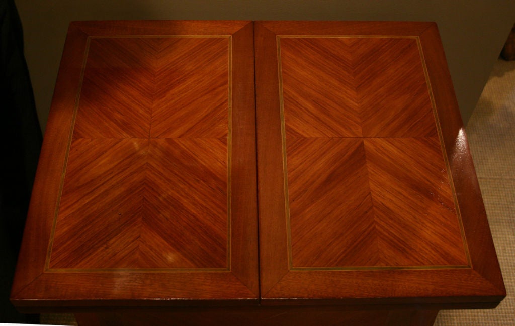 A Mysterious Restauration Marquetry Bar Cabinet