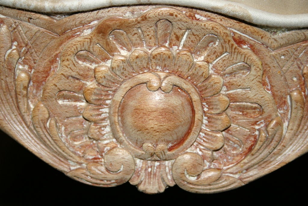 A Delightful Birch Régence Style Side Chair with Traces of Gesso