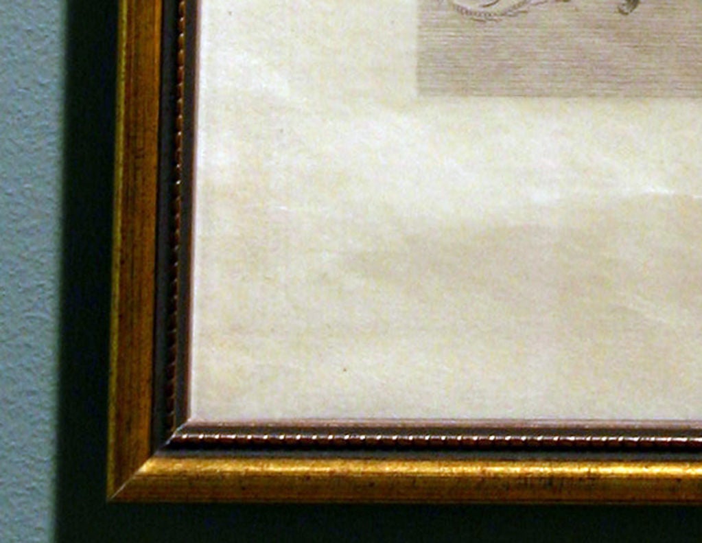 A French Etching of two Classical Scenes