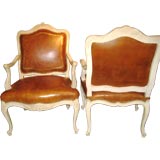 A Handsome Pair of 19th Century Louis XV Style Chairs