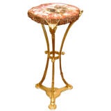 An Exceptional Napoleon III Bronze Doré Gueridon