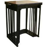 An Important Set of Four Ebonized Nesting Tables