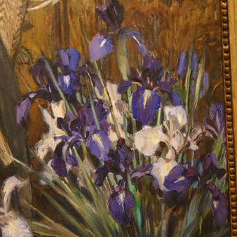 20th Century Oil on Canvas of Fern Bedaux by Nicolas Becker