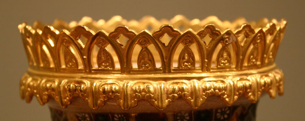 A Detailed Pair of Meiji Period Mounted Satsuma Vases