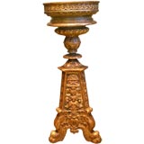 A Robust Early 18th Century Carved Gilt Wood Sicilian Jardiniere