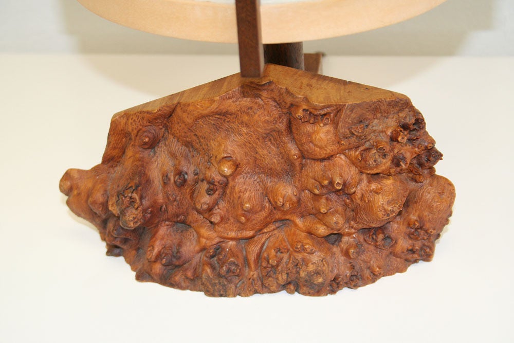 George Nakashima Table Lamp,marked 