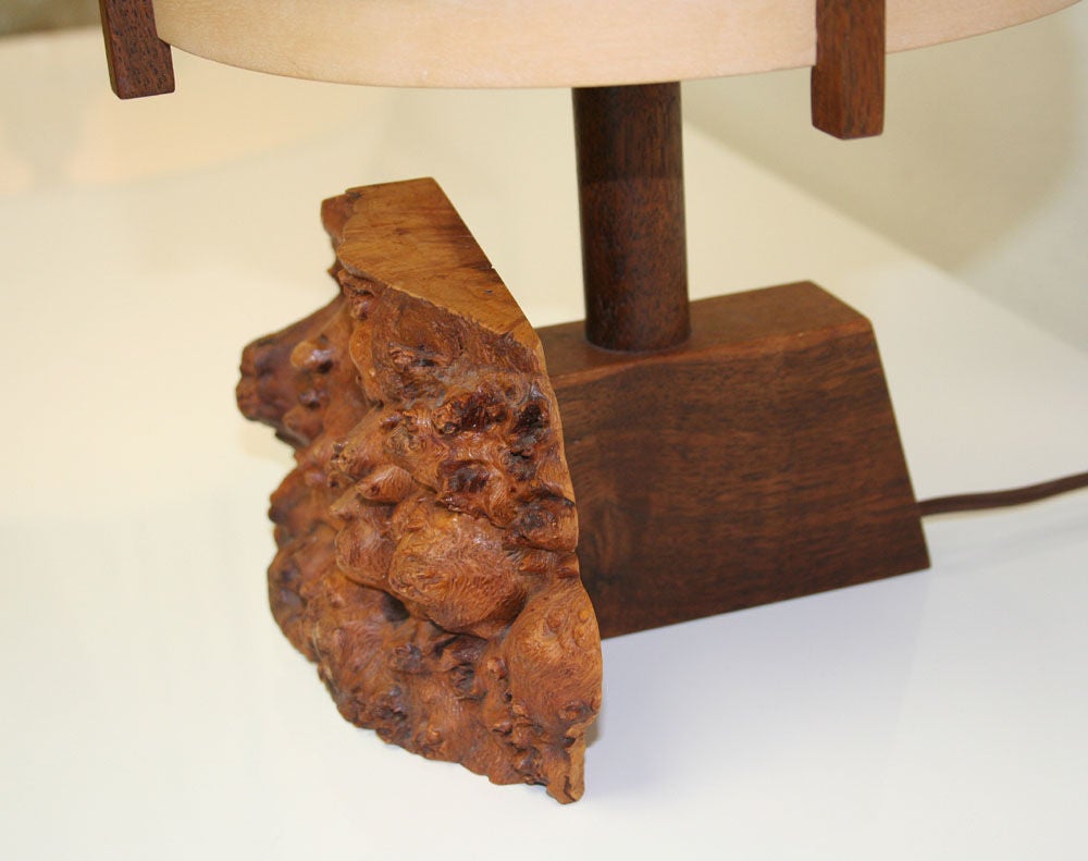 American George Nakashima Table Lamp