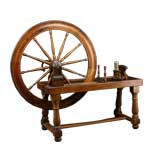 Rare French Antique "Devidoir a Soie" Silk Thread Spinning Wheel