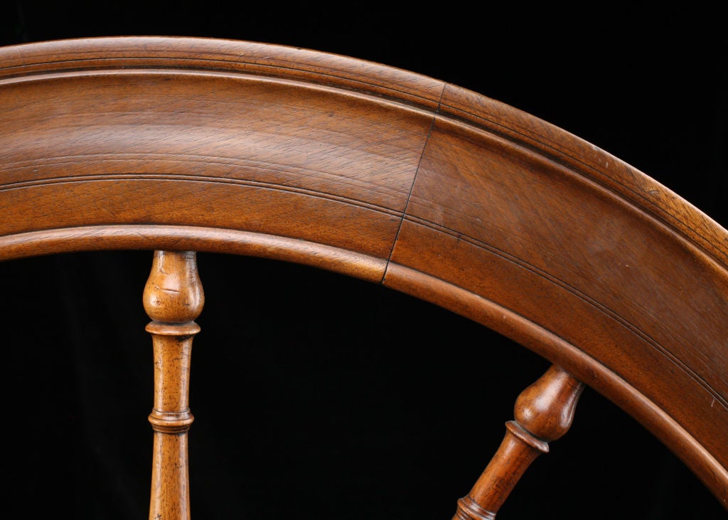 Rare French Antique "Devidoir a Soie" Silk Thread Spinning Wheel