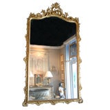 Beautiful French Antique Louis XV style Giltwood Mirror