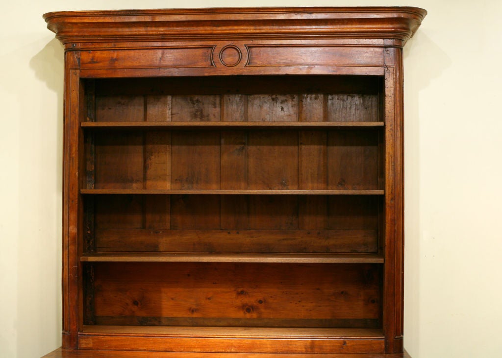 18th Century French Antique Walnut Deux-Corps Buffet