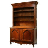 18th Century French Antique Walnut Deux-Corps Buffet