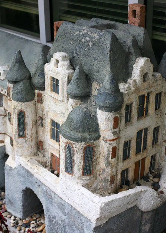 20th Century Fantastic French Antique Model of the Chateau de Chenonceau