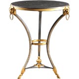 French Antique Directoire style Ormolu Bronze Marbletop Gueridon