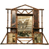 19th Century Brighton Beach Bamboo Mirror