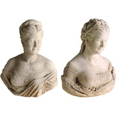 Pair of P.F. Connelly Busts