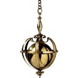 Used BRASS GLOBE SPHERE