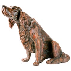 Antique English Setter Sculpture