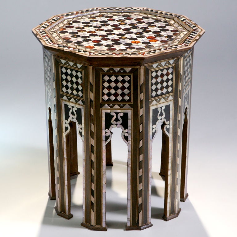 20th Century PAIR SYRIAN SIDE TABLES