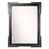 Antique Ebonized Wood Mirror