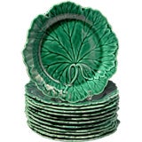 12 Majolica Wedgwood Plates