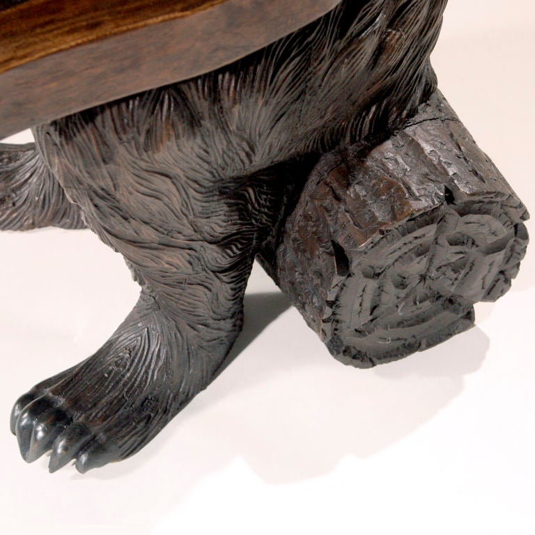 black forest musical bear seat