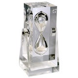 Vintage LUCITE HOURGLASS