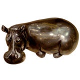 Medium Stone Hippo