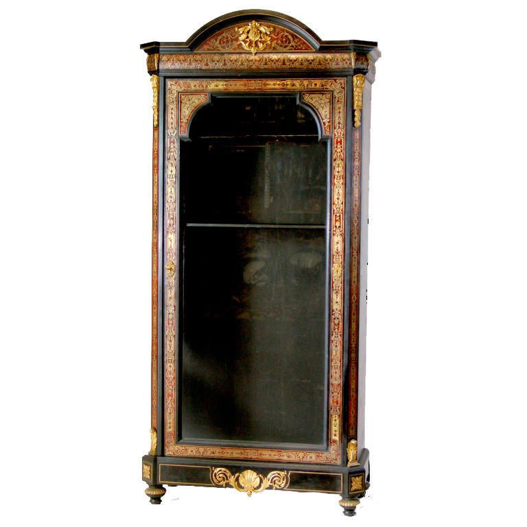French Boulle Cabinet For Sale