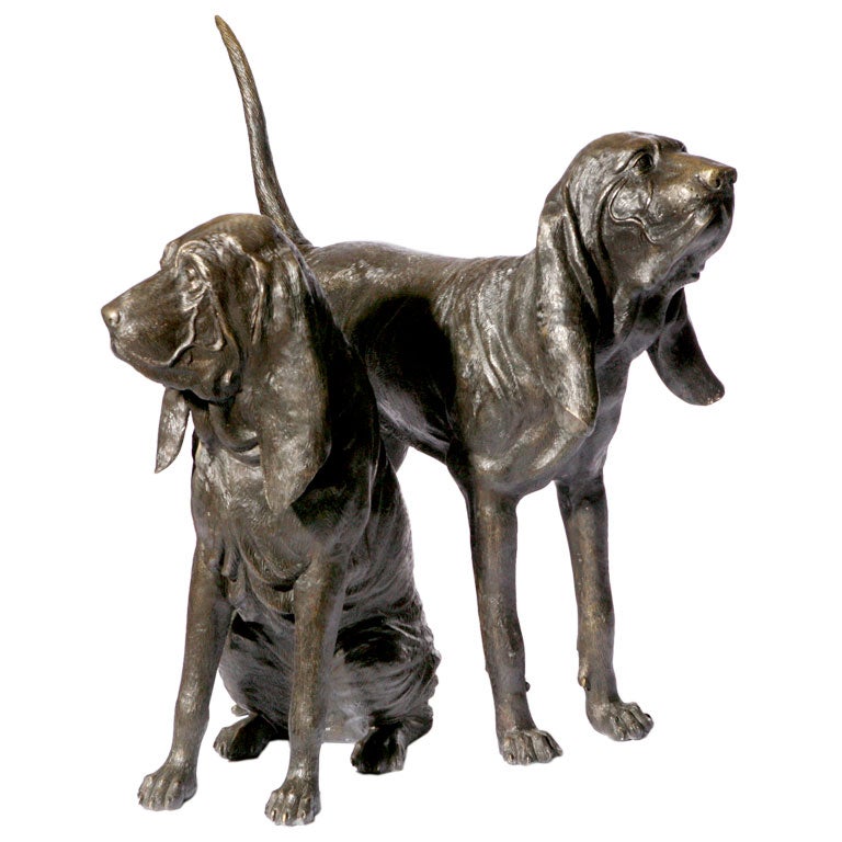 St. Hubert Bloodhound Statues