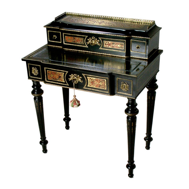 Boulle Writing Desk For Sale