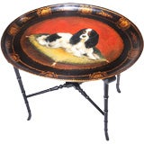 LACQUERED DOG TRAY