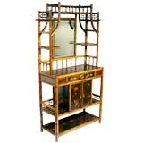 Antique ENGLISH BAMBOO HALL STAND