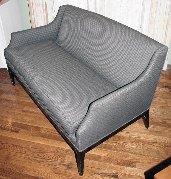 American 1950s Black Frame Sofa