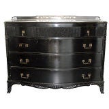 Chinese Chippendale style chest of drawers