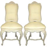 Set of 8 Italian High Back Dining Chairs